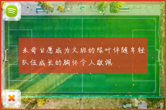 米奇甘愿成为文班的绿叶伴随年轻队伍成长的胸怀令人敬佩